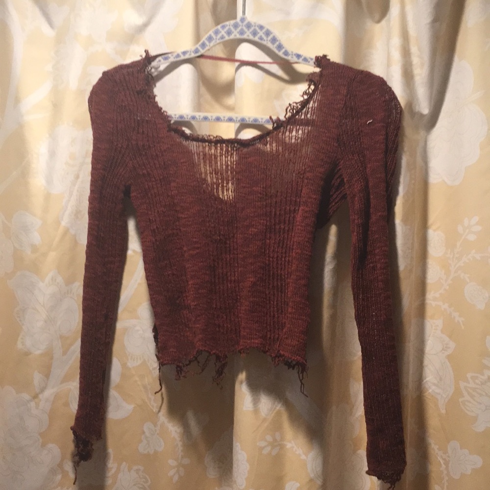 Cropped Urban Outfitters sweater